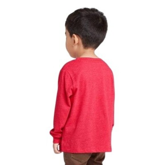 Star Wars Chewbacca "I Chews U" Red Long-Sleeve Toddler T-Shirt 12M - Picture 3 of 4